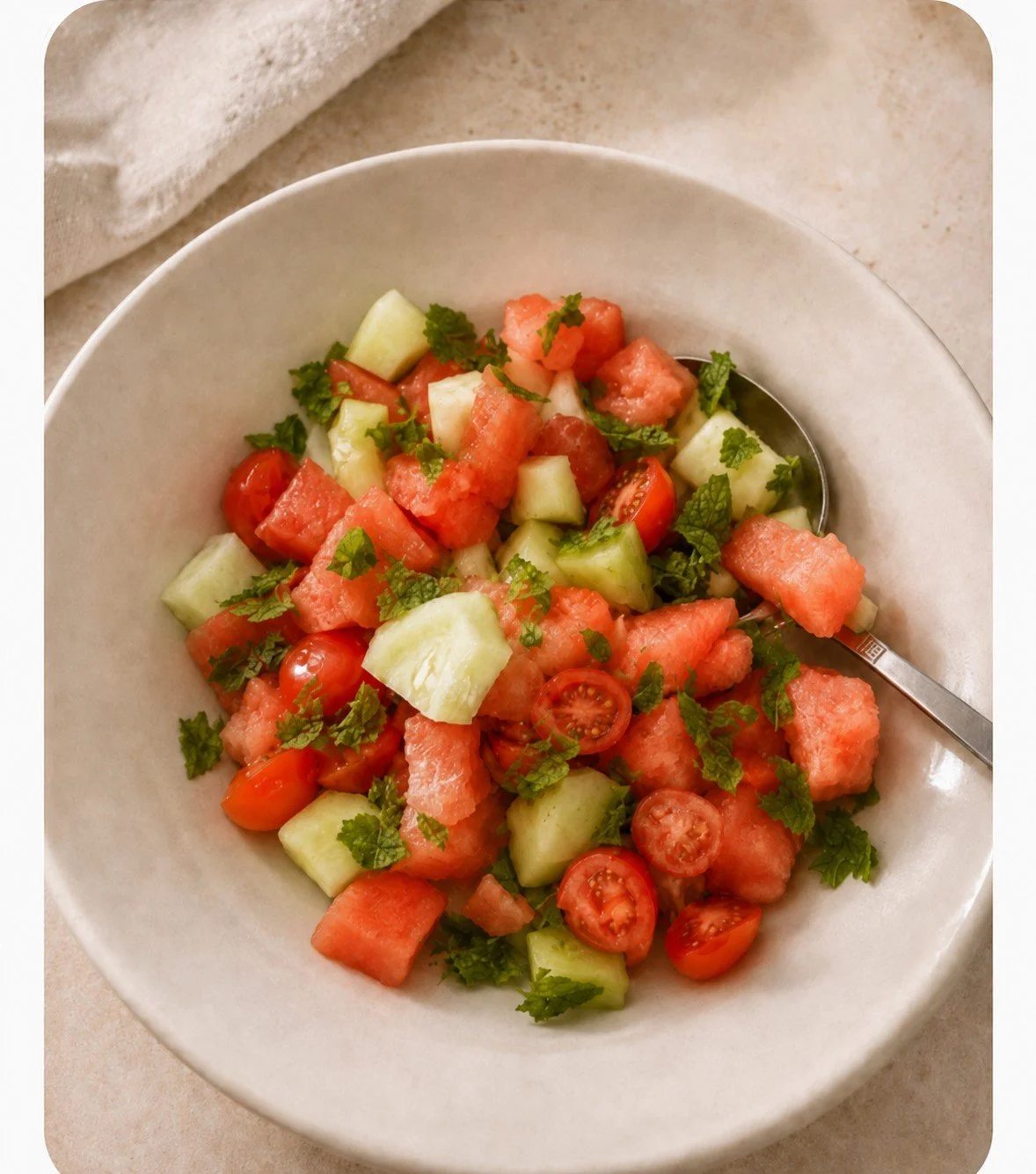 Linda’s Fresh Watermelon Salad