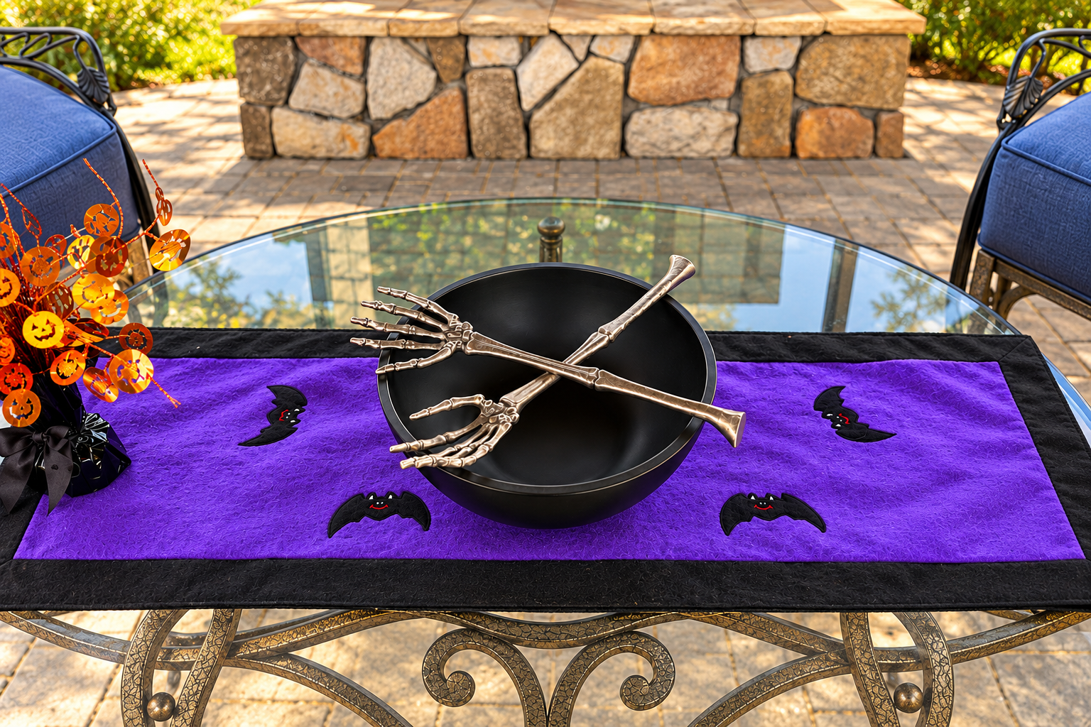 Halloween Dinner on the Patio: A Fall Menu &amp; Spooky Tablescape