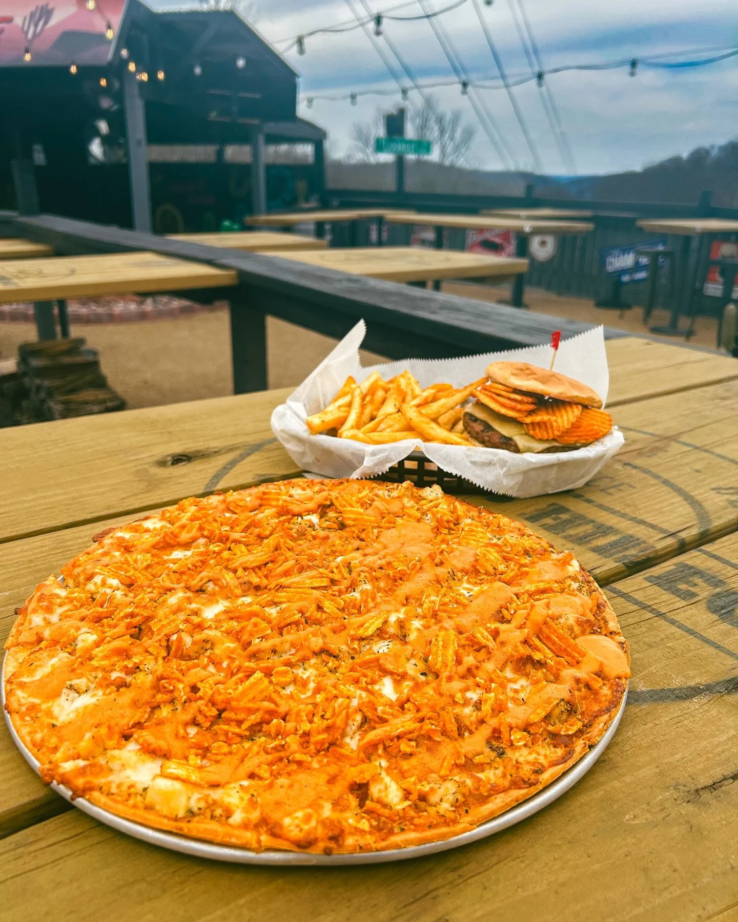 314 Day is tomorrow ⚜️‼️ Let&rsquo;s celebrate with a @redhotriplets Buffalo Chicken pie topped with our killer Hideout sauce for $13.14, a tasty burger topped with double cheeses, garlic sauce and more crunchy riplets for $13.14, Toasted Raviolis fo