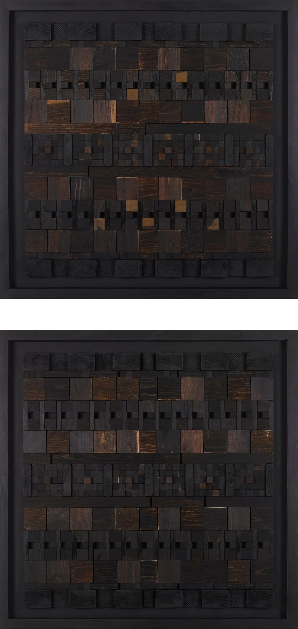 Forteresse  (diptyque) 64,9x64,9 cm x2 -1680€- Photo 1/3