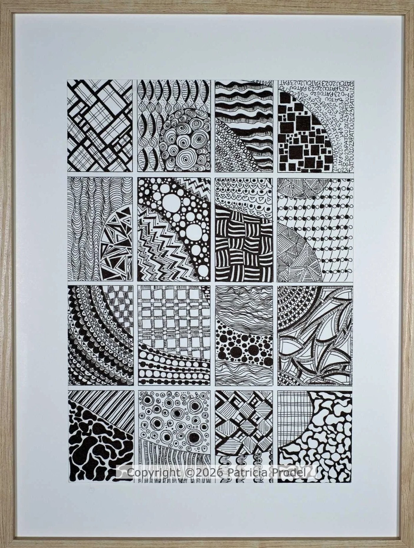 Texture 29,8x21 cm cadre 30x40 - 150€ -
