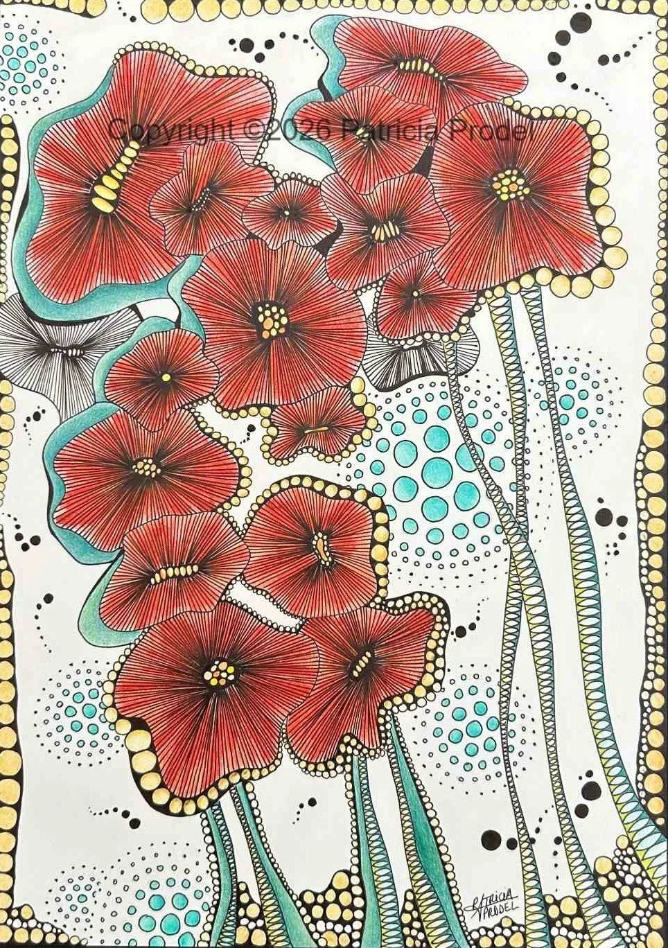 dessin-fait-main-encre-geometrie-sphères-fleurs-coquelicots-couleur-abstrait-artiste-imaginaire-lignes.jpg