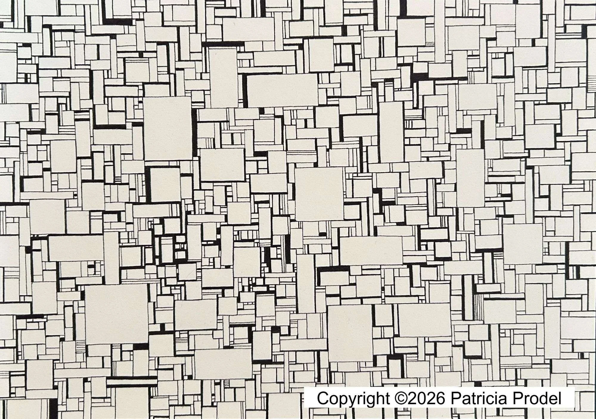 Partition géométrique 21,1x29,8 cm cadre 30x40 - 160€ - 
