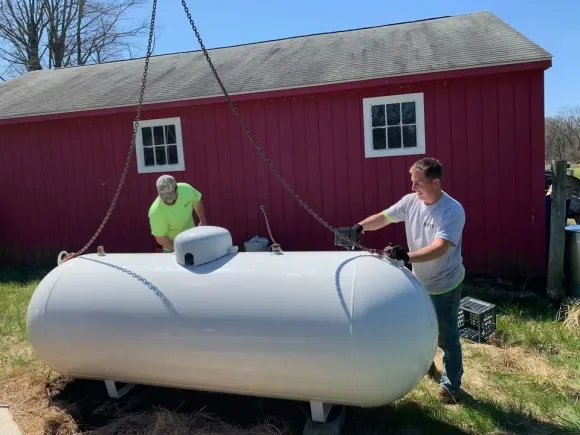 Residential Propane Tank Installation