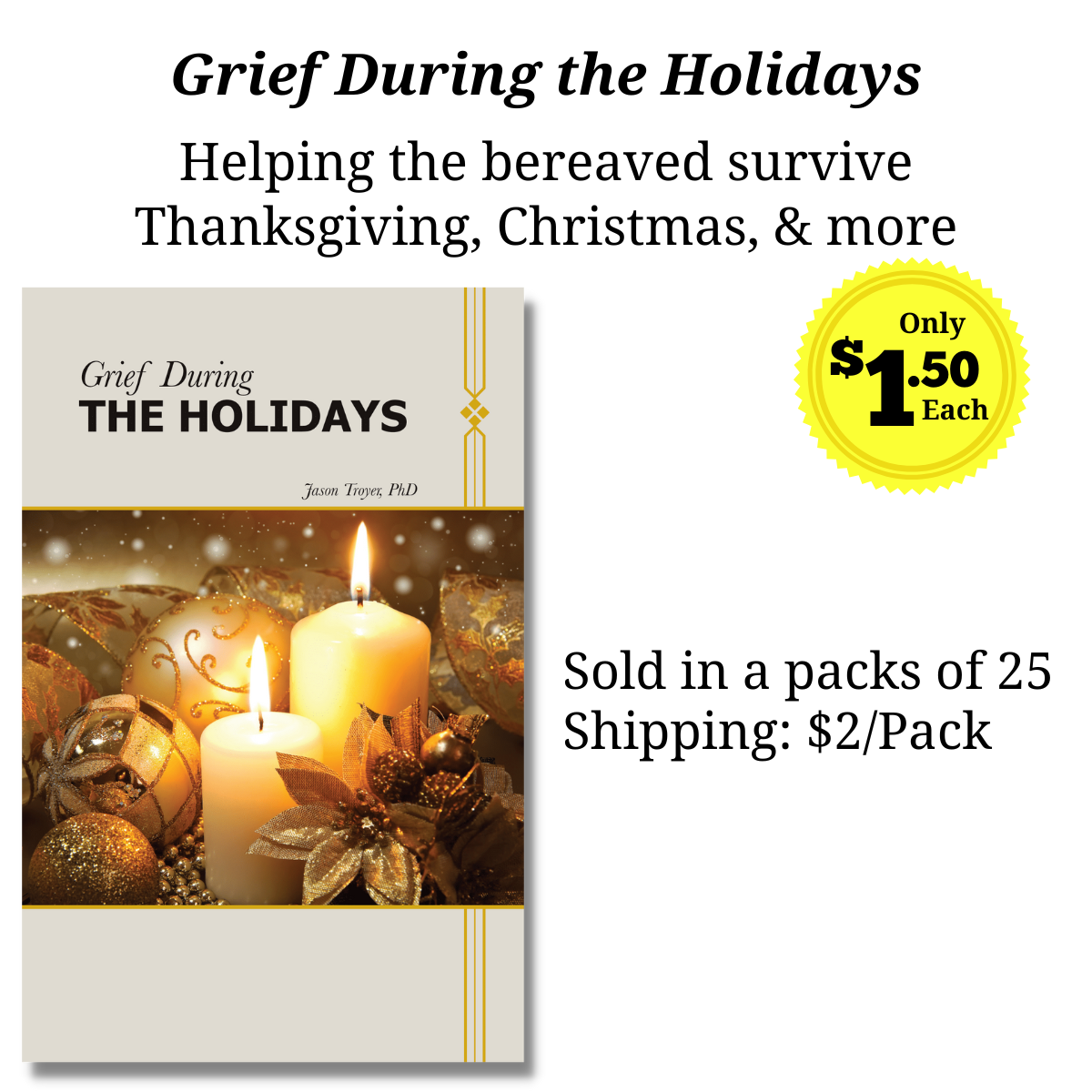 Grief During the Holidays (Pack of 25)