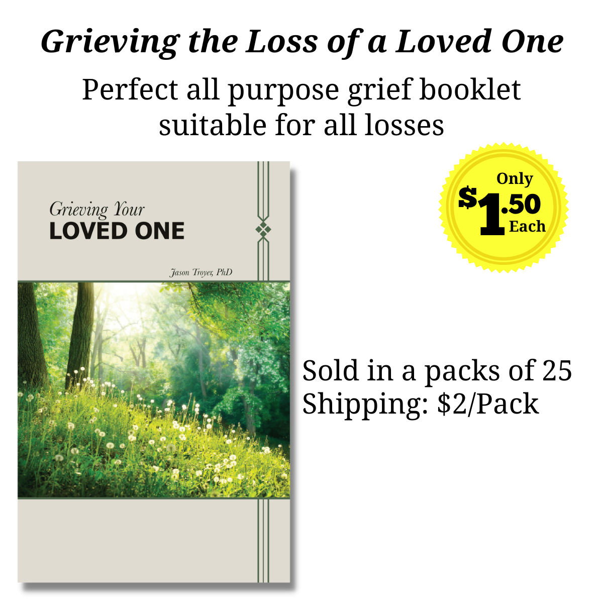 Grieving Your Loved One (Pack of 25)