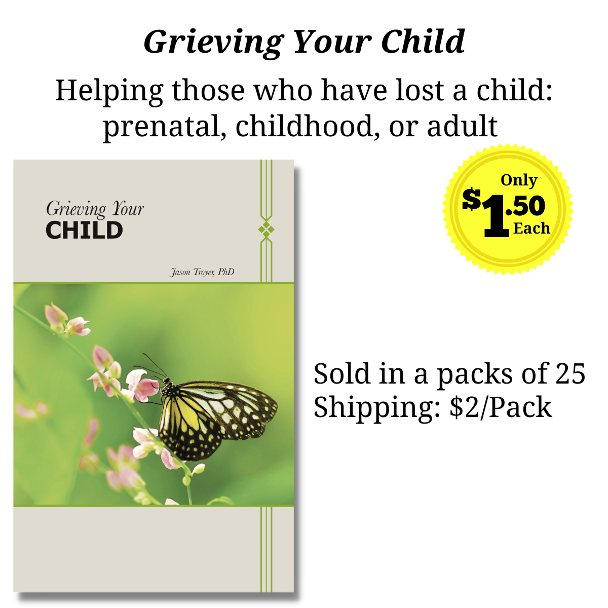 Grieving Your Child (Pack of 25)