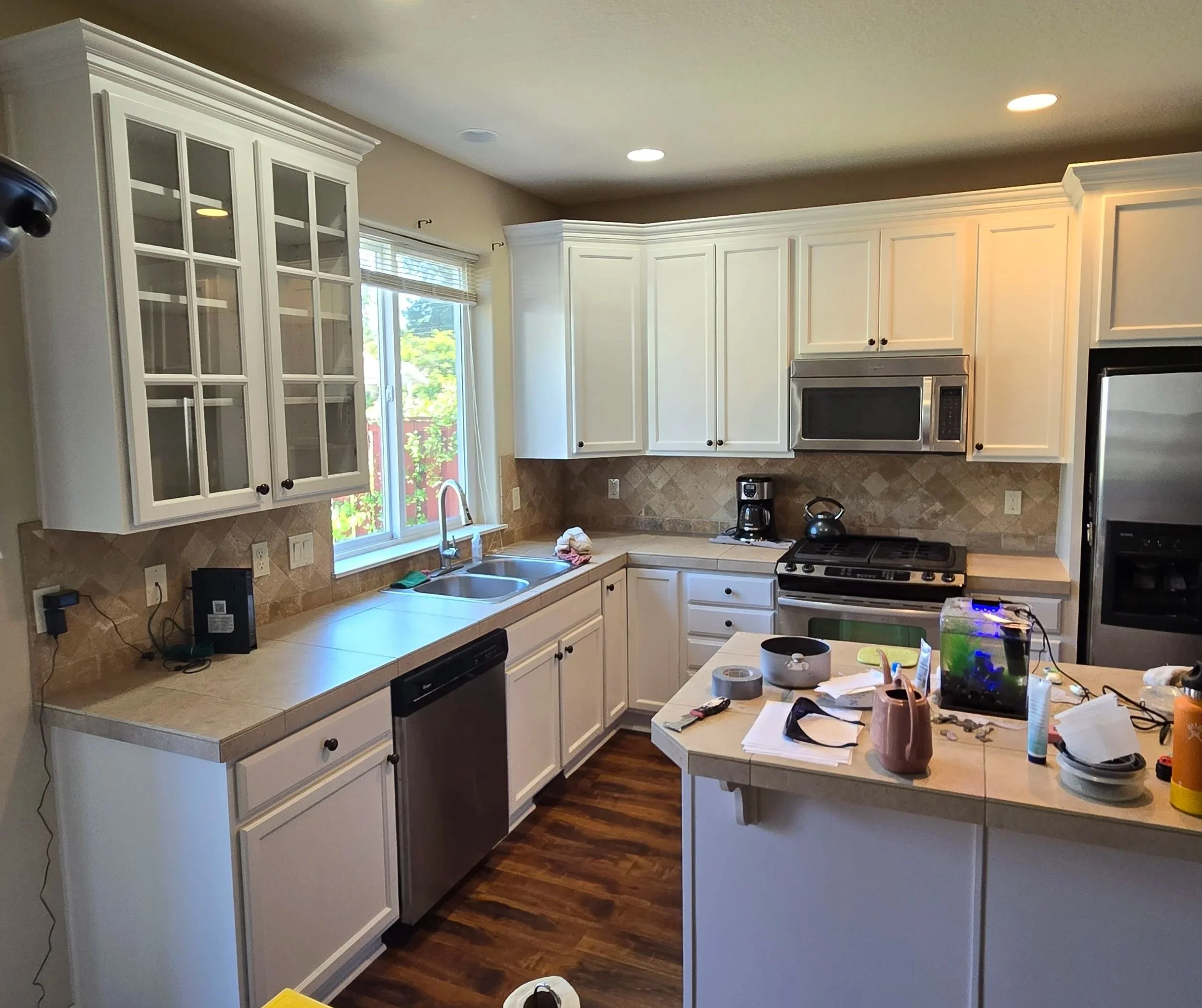 Oregon City Oregon Cabinet Repaint