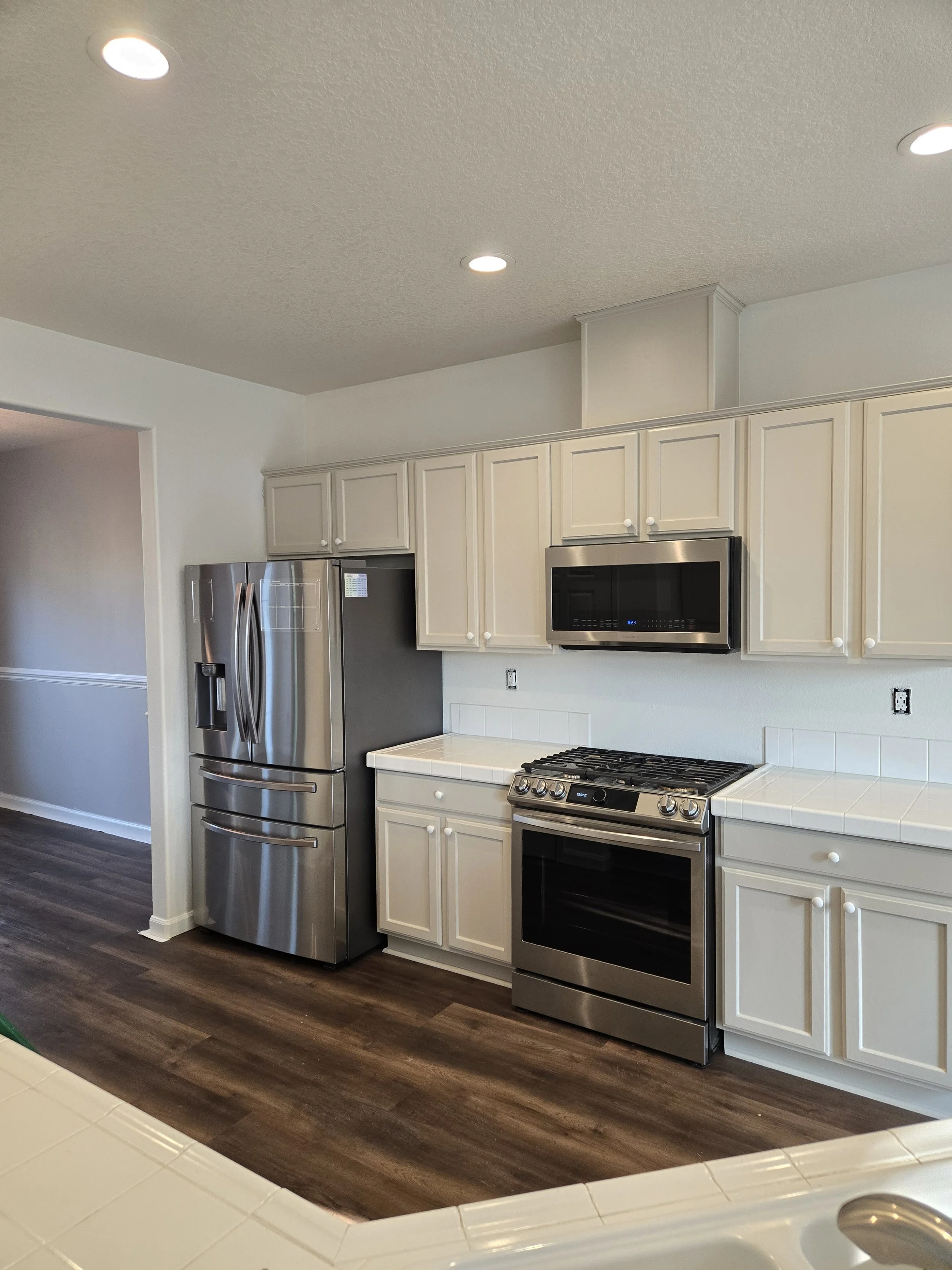 Professional cabinet painting services in Happy Valley