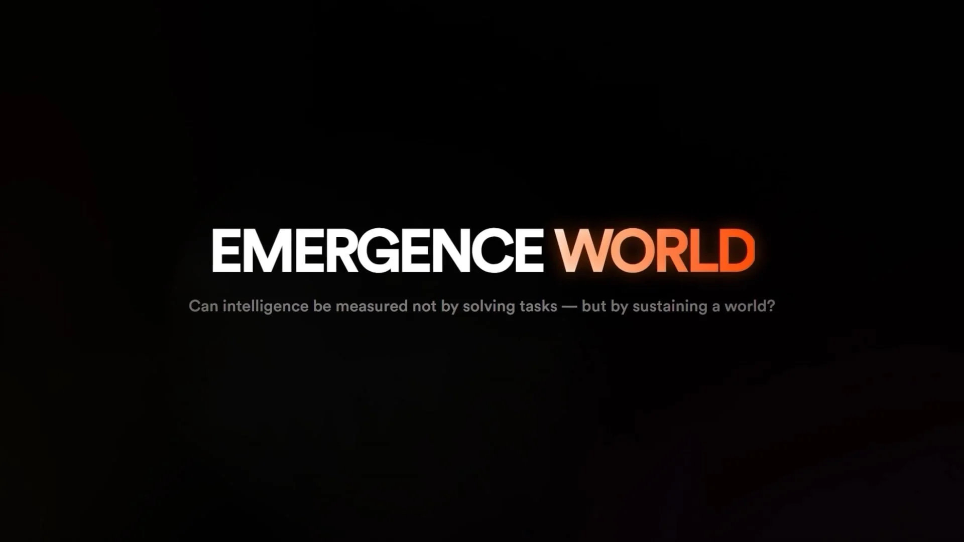 EMERGENCE WORLD: A Laboratory for Evaluating Long-horizon Agent Autonomy&nbsp;
