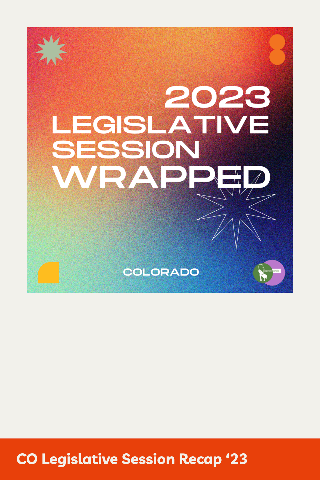 CO Legislative Recap 2023