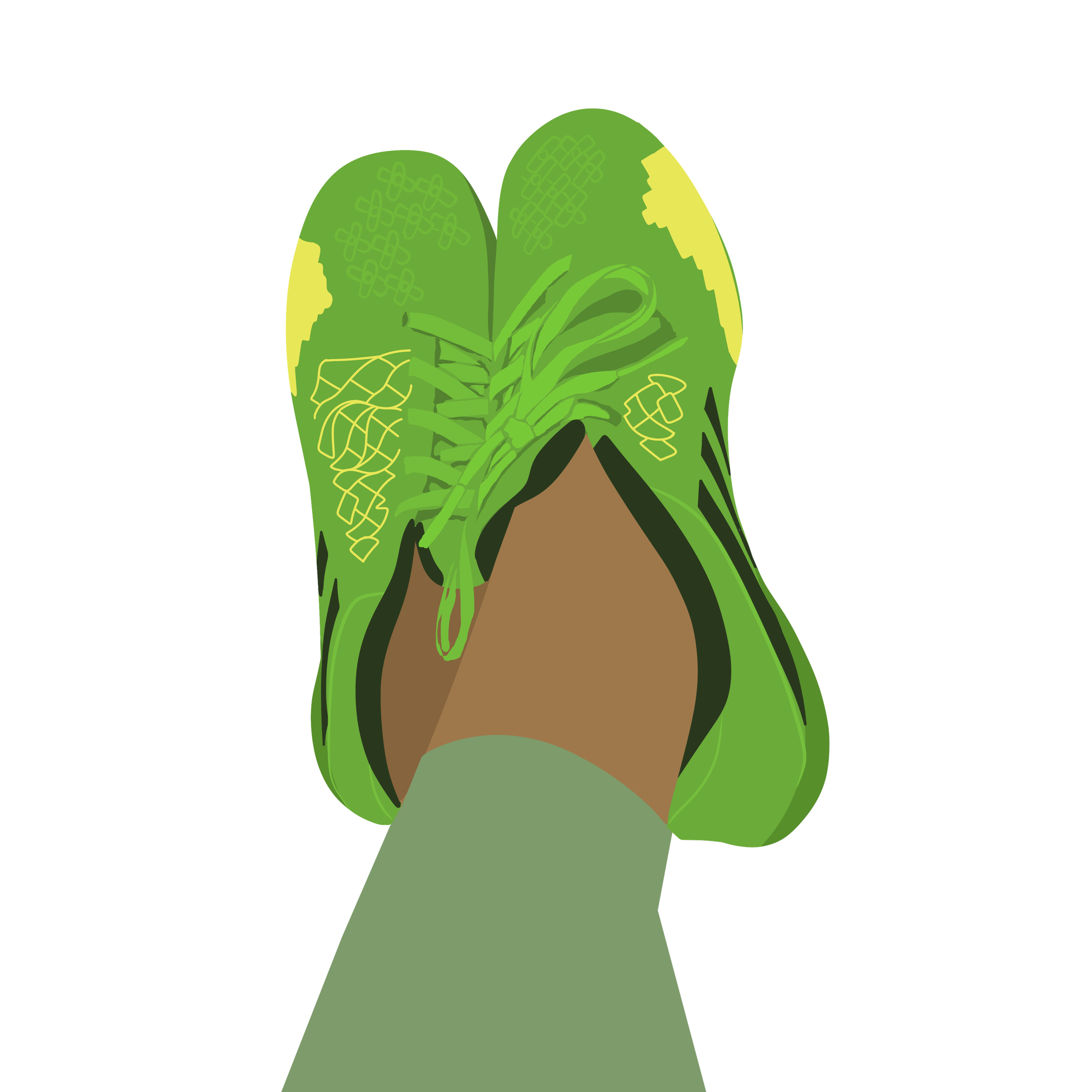 A digital cartoon portrait of Vita.