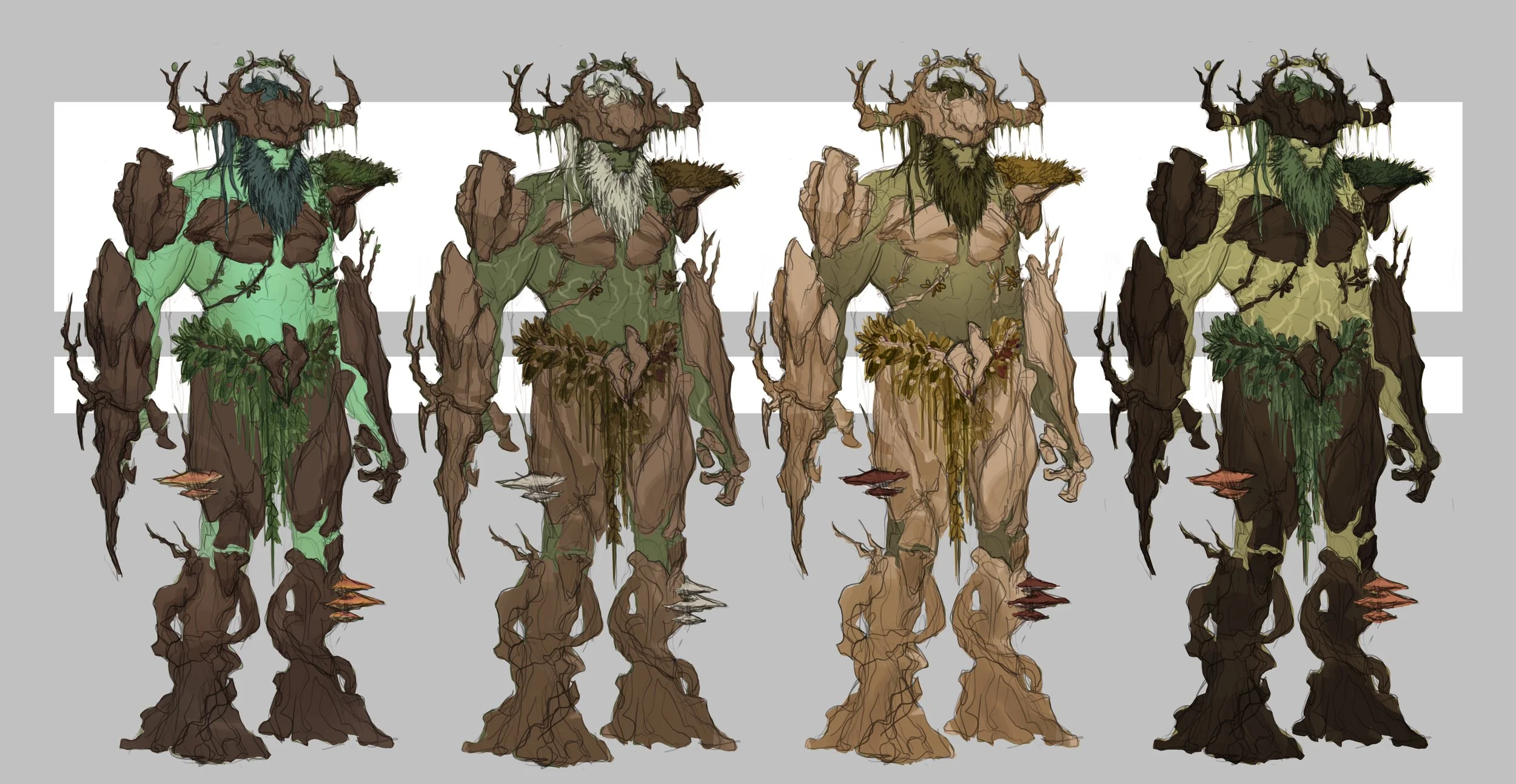 Forest Spirit Color Explorations