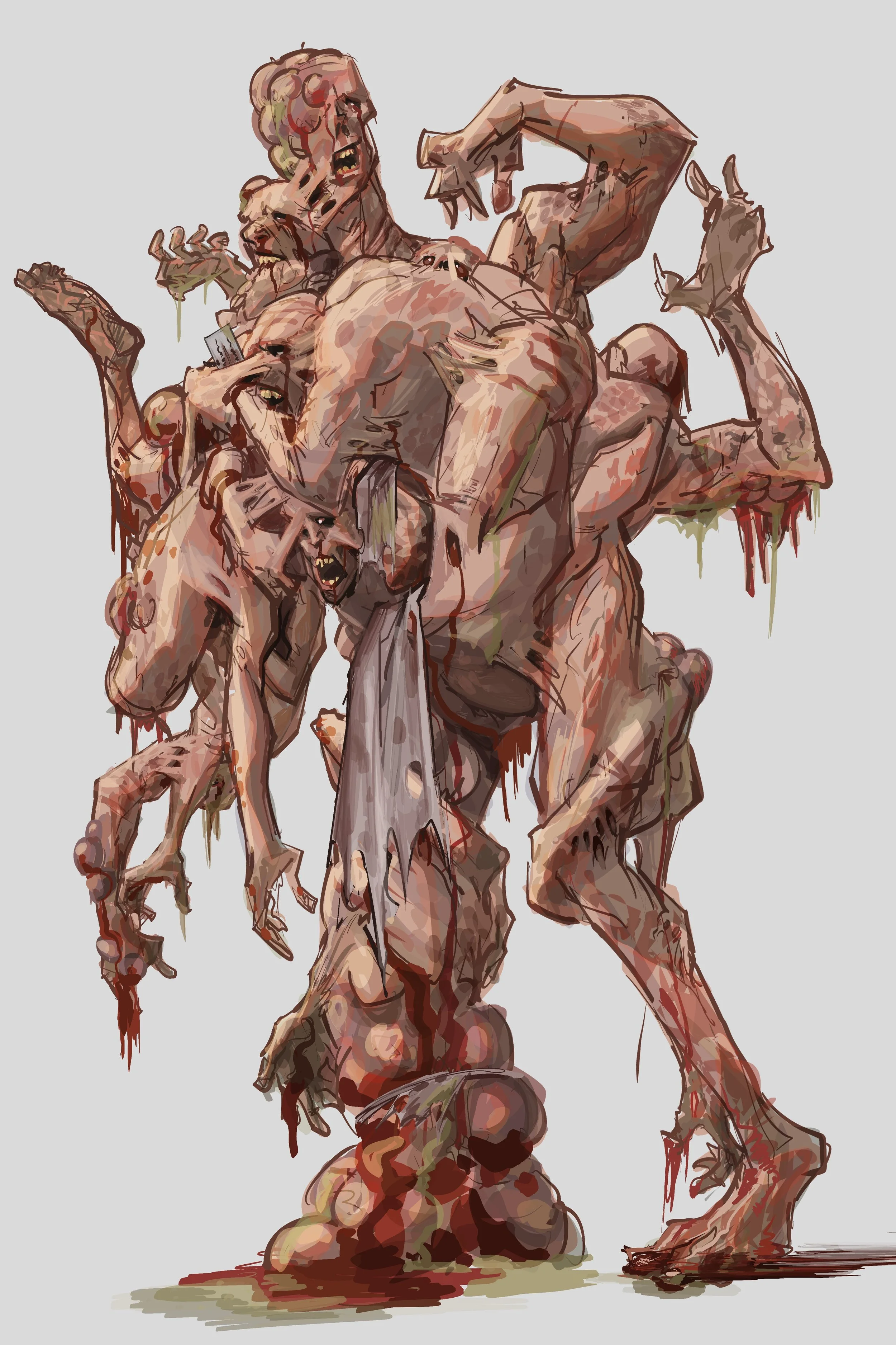 Infected Creature Design Sketch