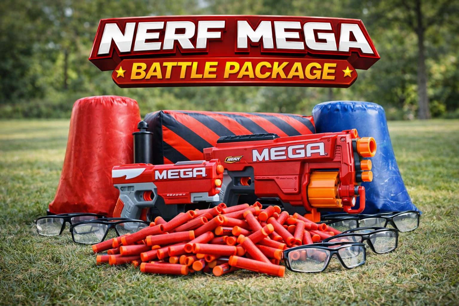 Nerf MEGA Battle Package