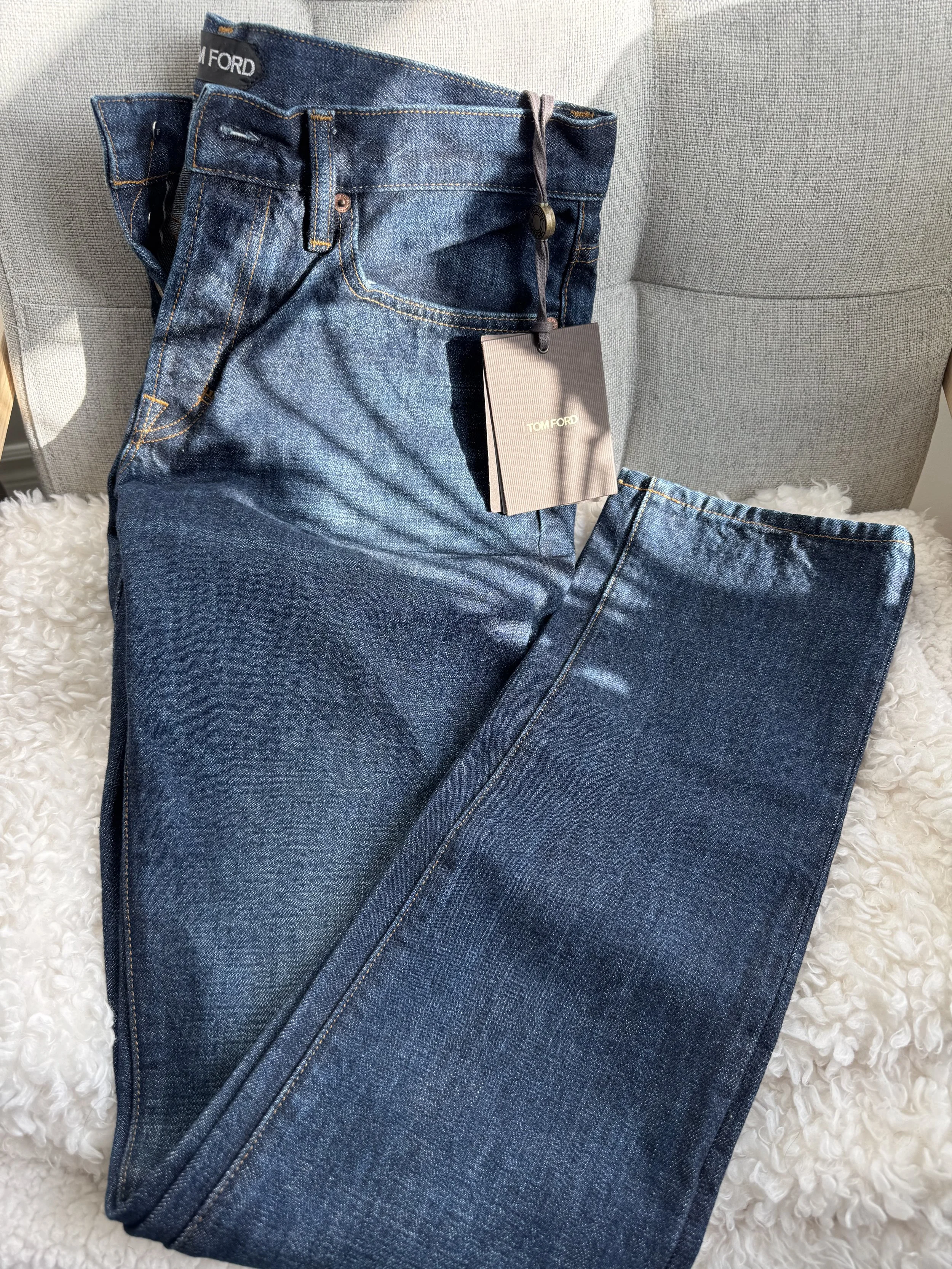 Tom Ford Indigo Selvedge Denim Size 32 - Sold