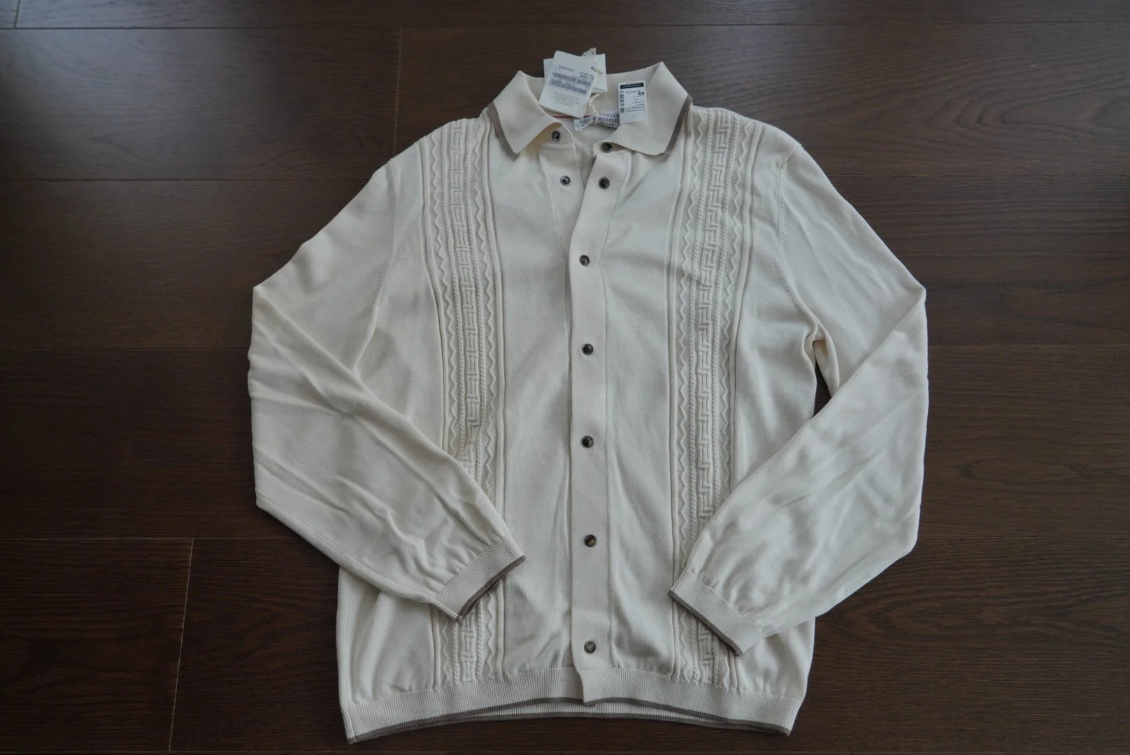 Brunello Cucinelli Cotton Snap Button Polo Shirt Size 50 - Sold