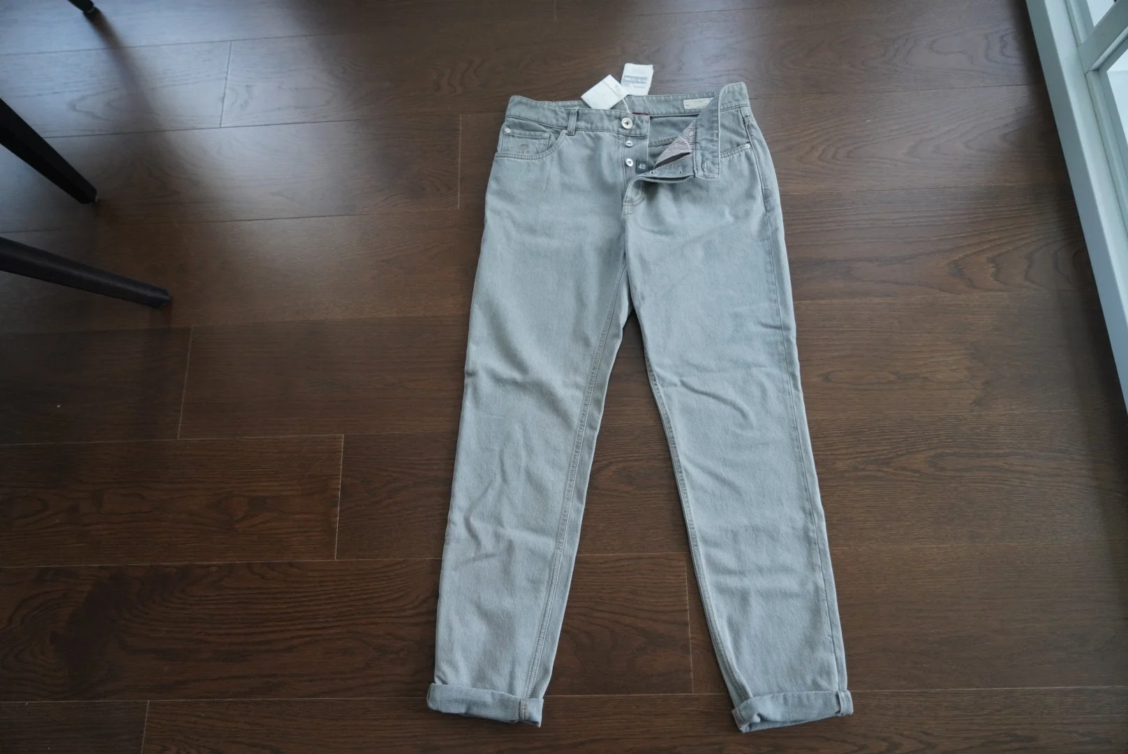 Brunello Cucinelli Greyscale Jeans Size 48 - Sold
