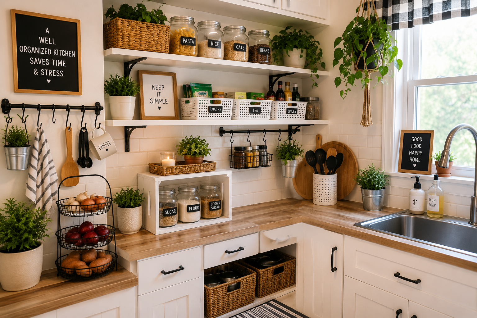 How to Organize a Small Kitchen Without Spending Much