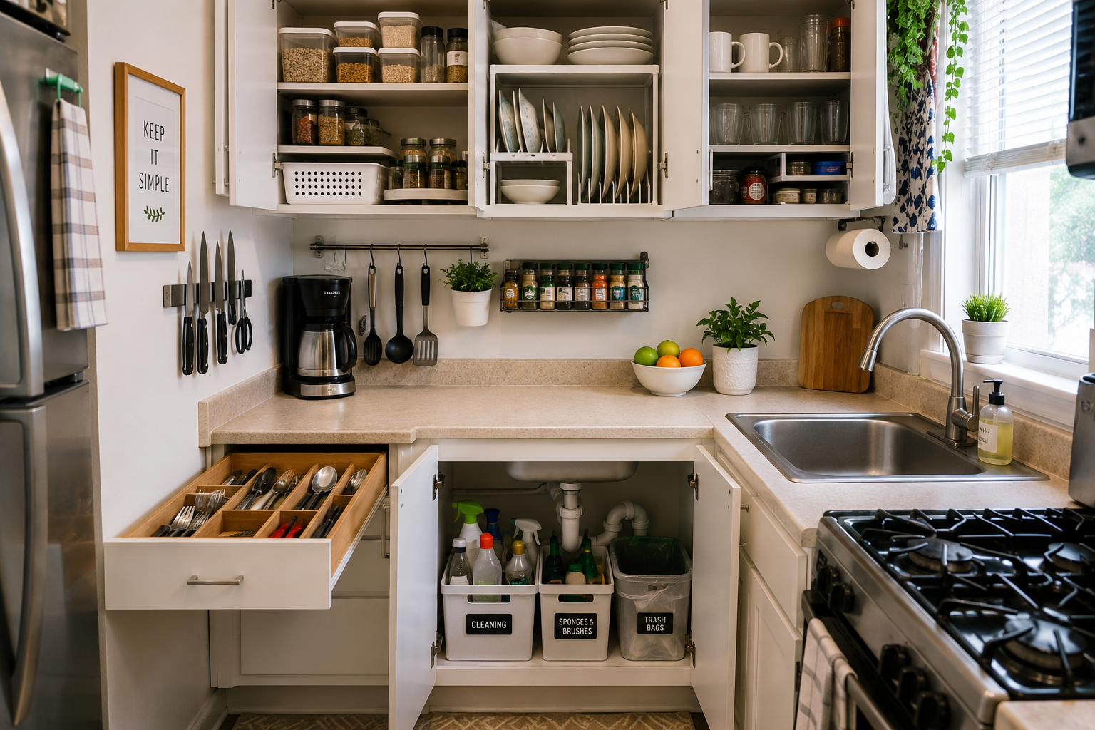Small Kitchen Organization Ideas That Actually Work