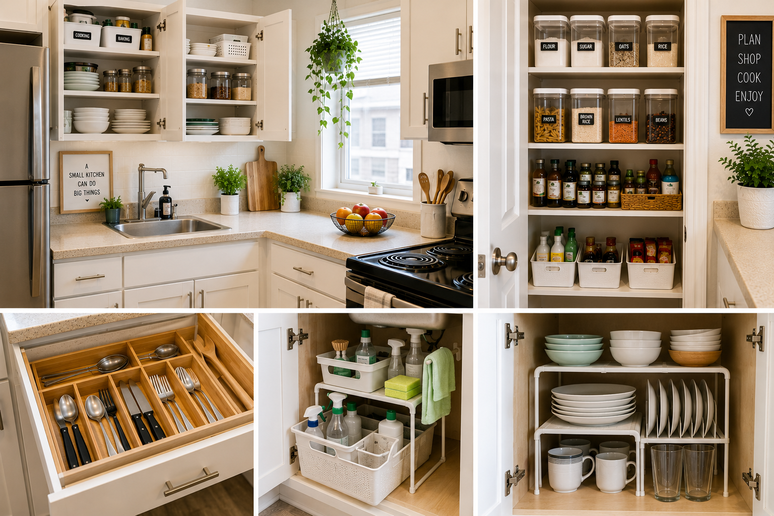 Small Kitchen Organization Ideas (Beginner-Friendly)