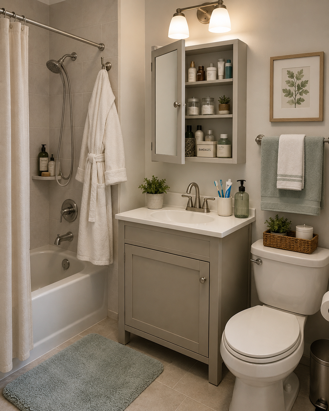 How to Organize a Bathroom on a Budget