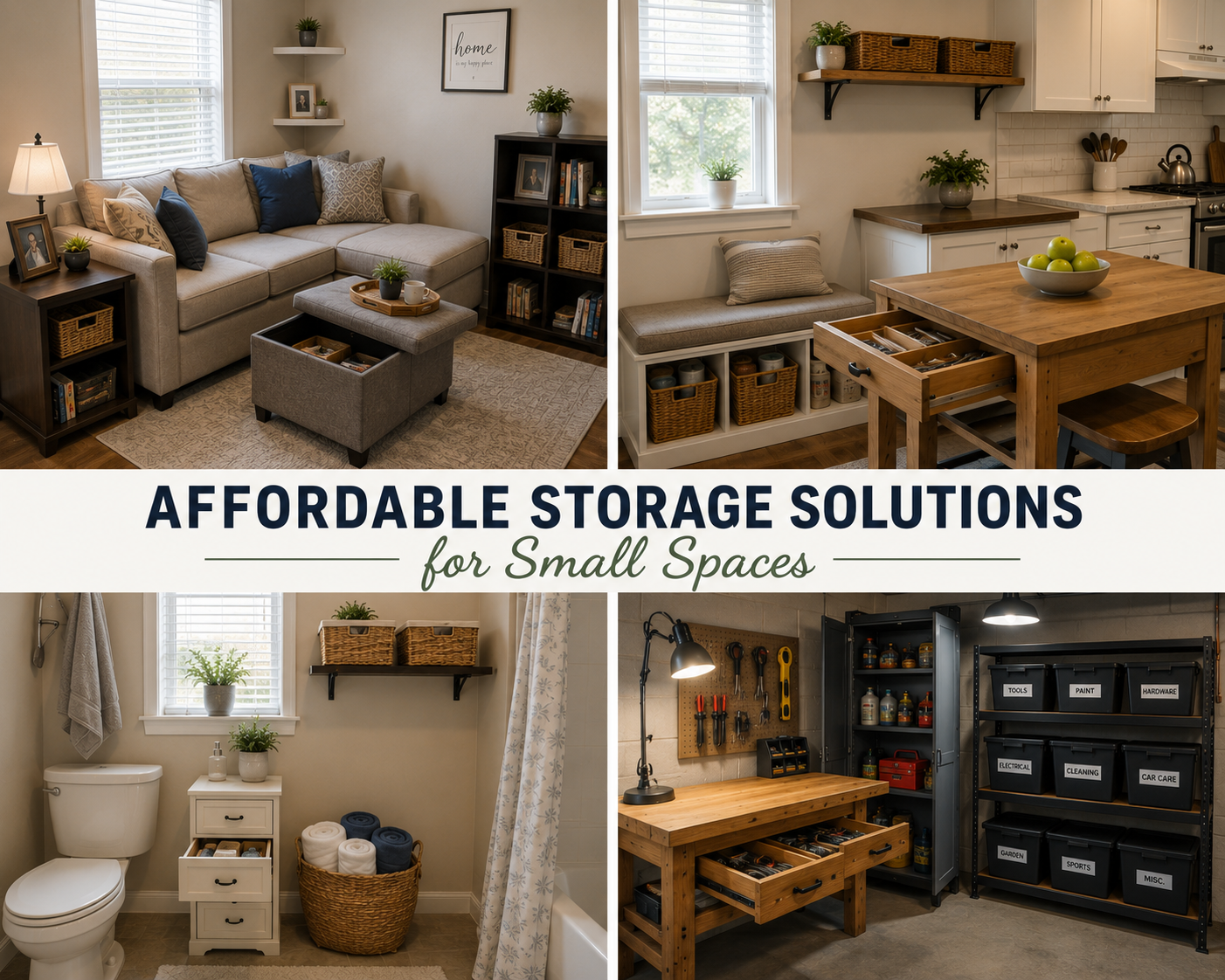 Affordable Storage Solutions for Small Spaces