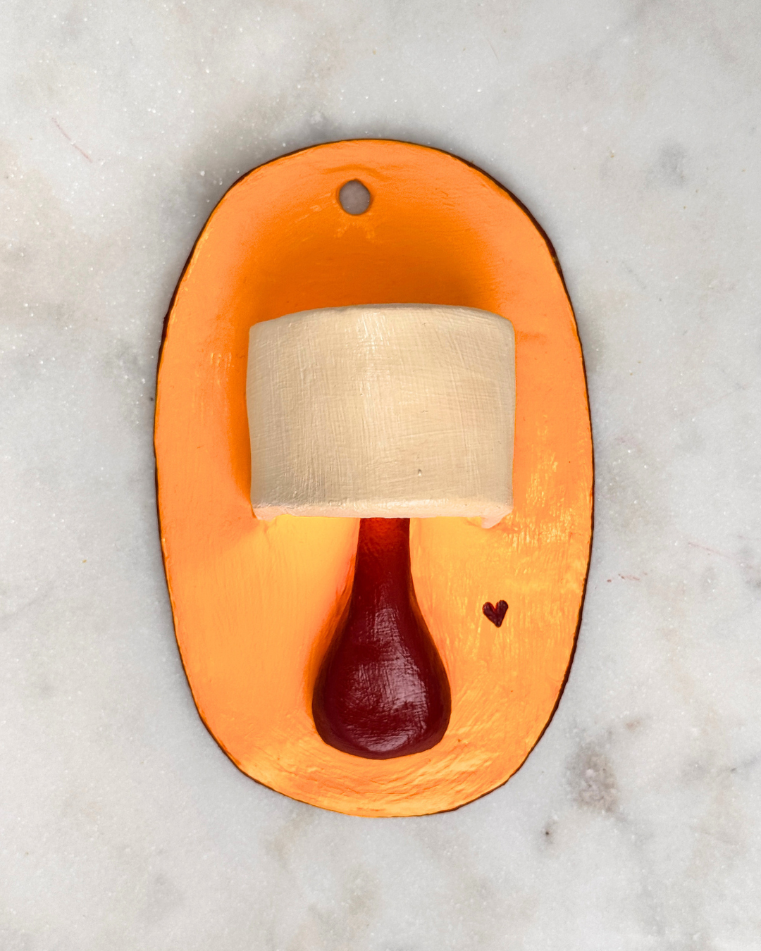 Little Yellow Lamp Wall Hang