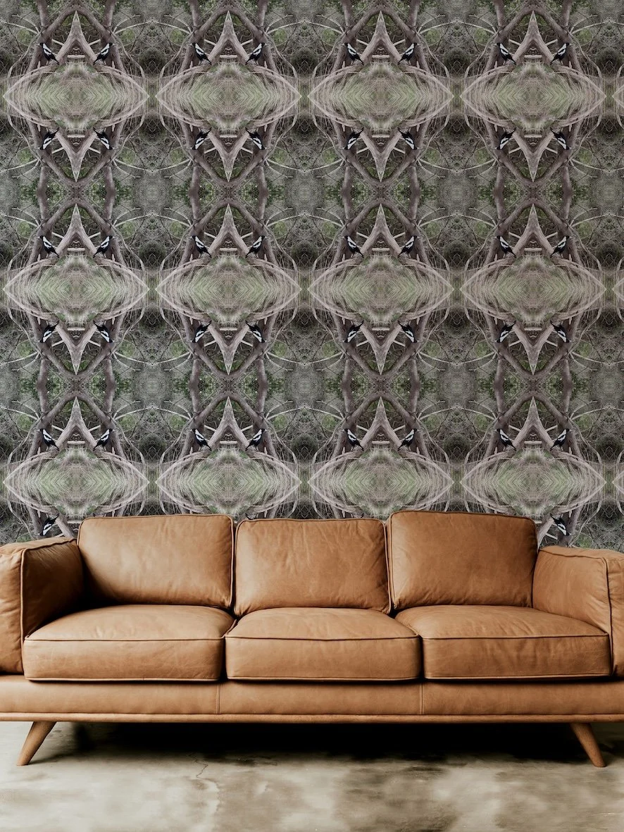 Magpie Striking — Wallpaper Repeat