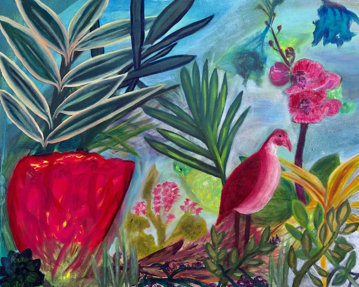 Still Bird. Oil on Canvas.