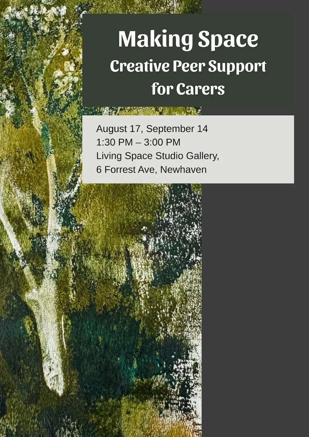 Making Space. Creative Peer Support for Carers.
