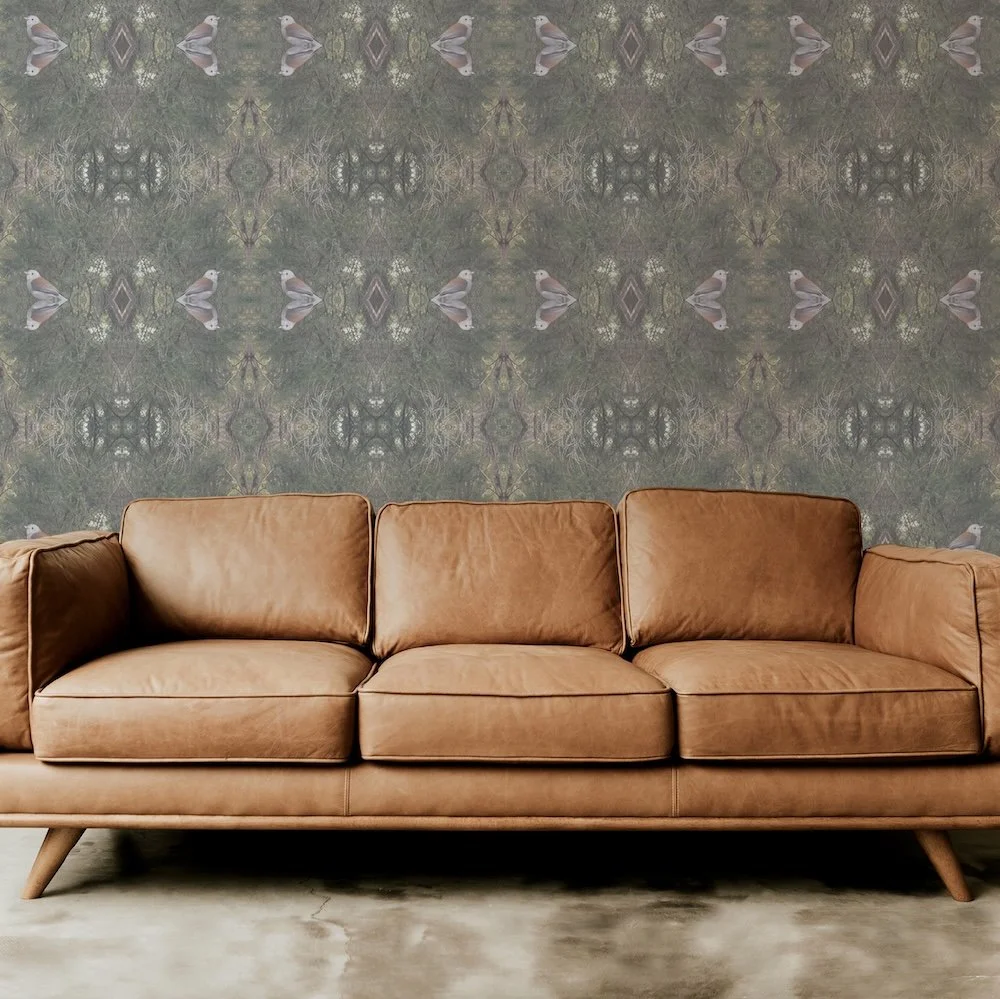 Soft Bird Wallpaper Tan Couch Square Mockup.jpg