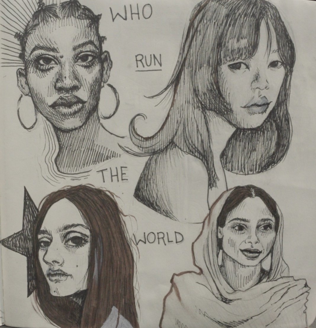 Portrait Study on Sketchbook paper