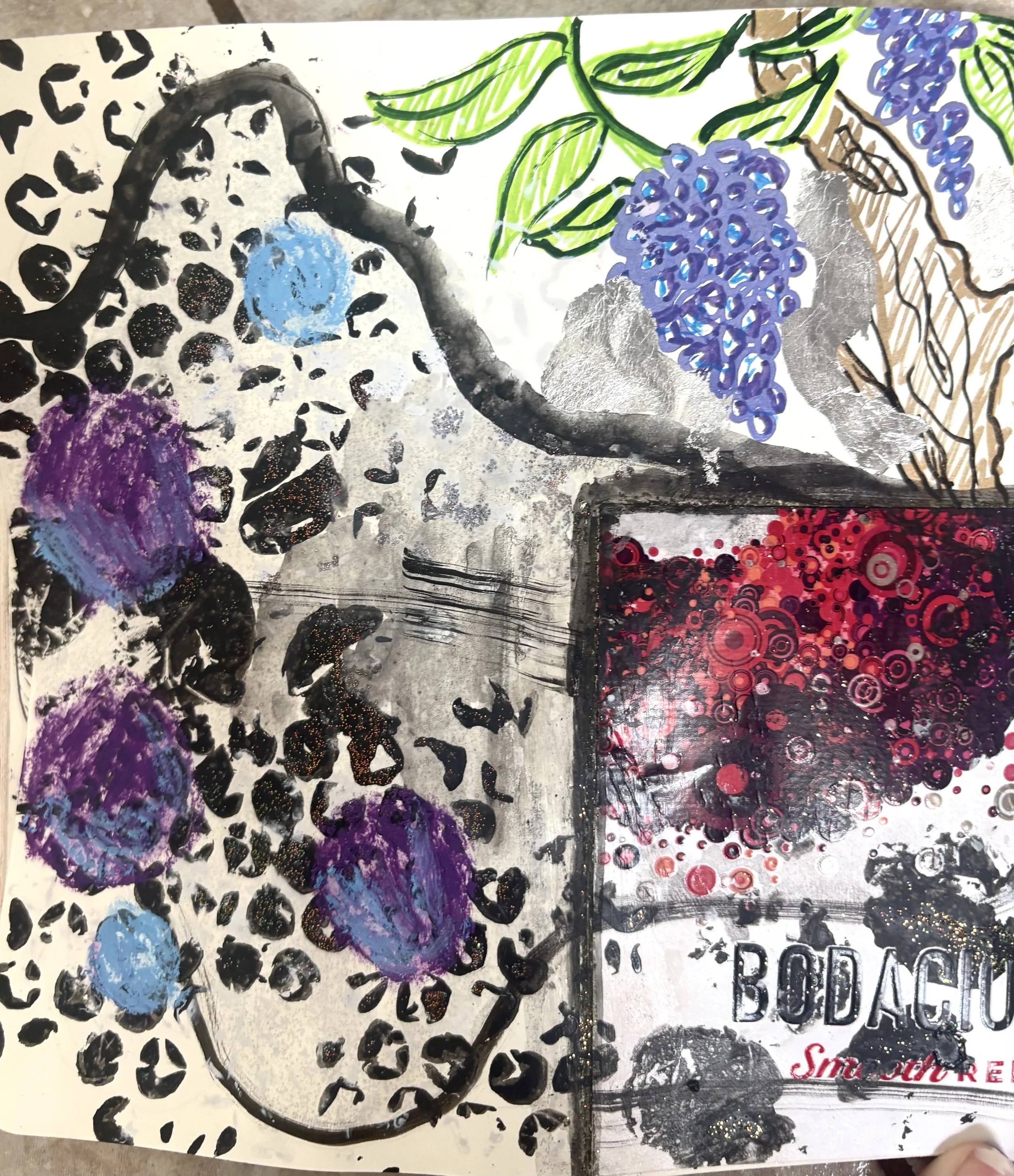 Mixed Media Study 
On sketchbook paper