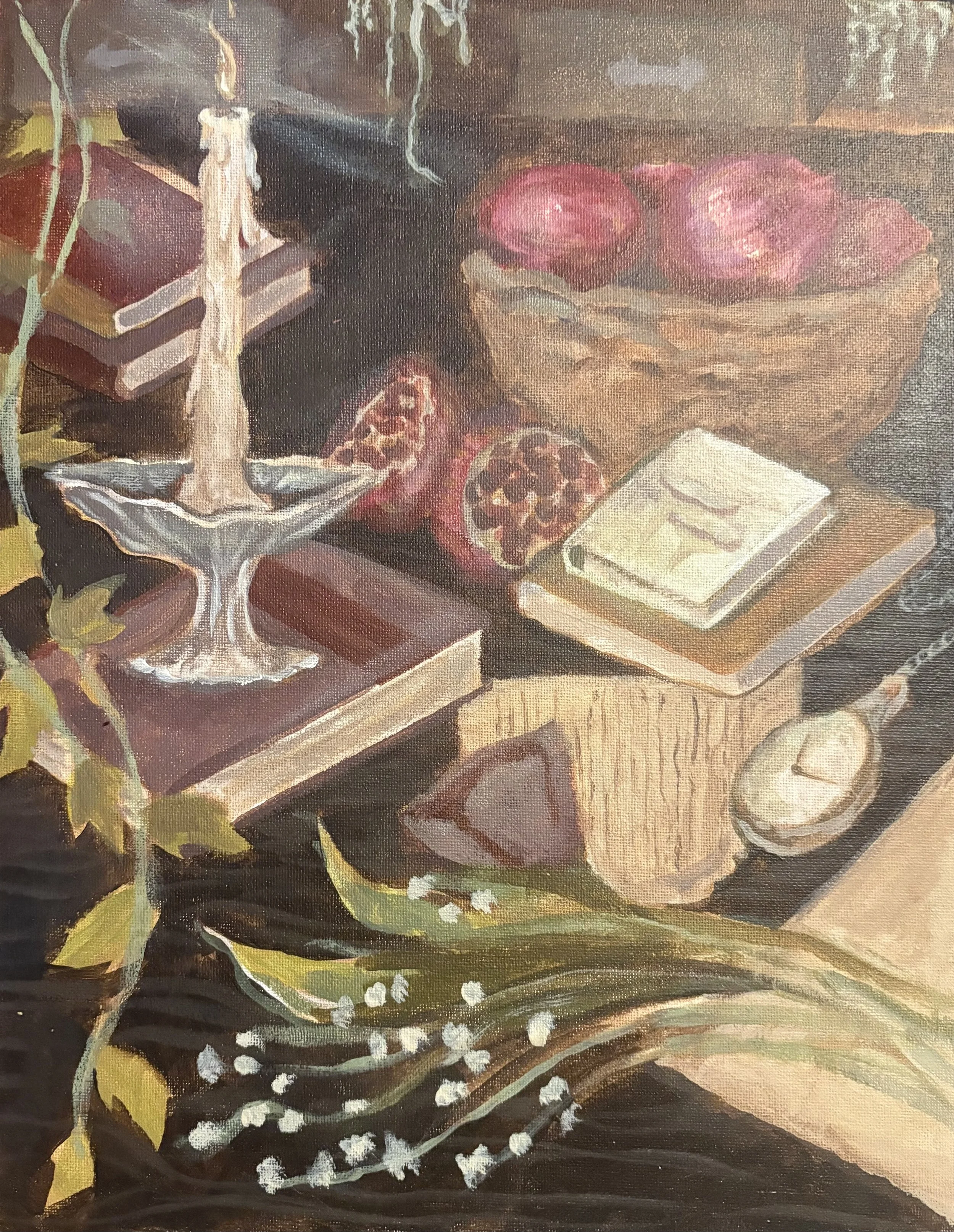 "Grapefruit"
Acrylic on Canvas Board 
11x14 Inches
2025