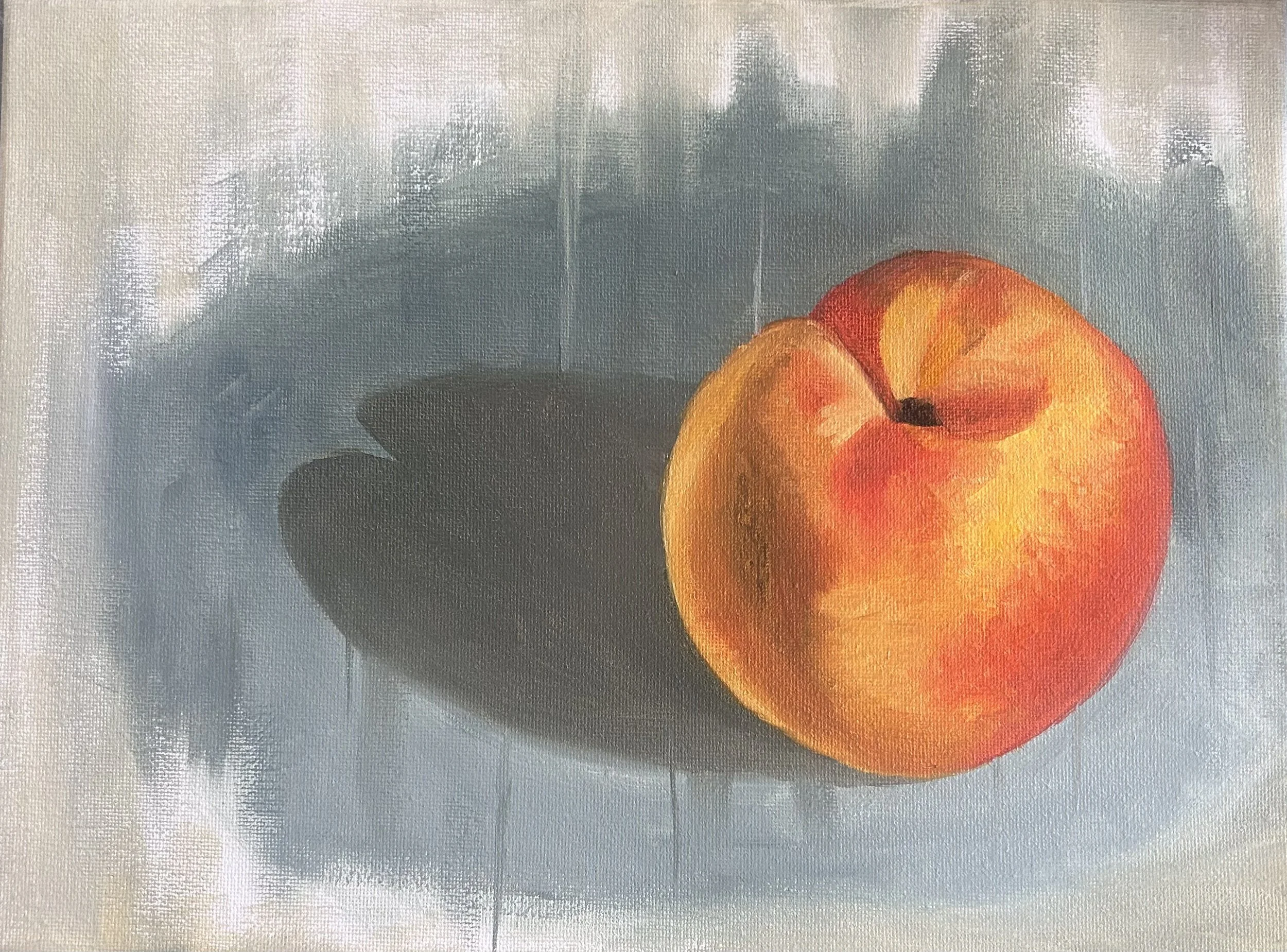Color Study of Peach
Oil on Canvas