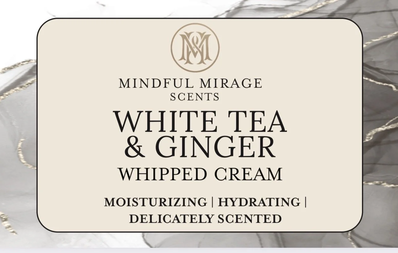 White tea and Ginger- Whipped Cream