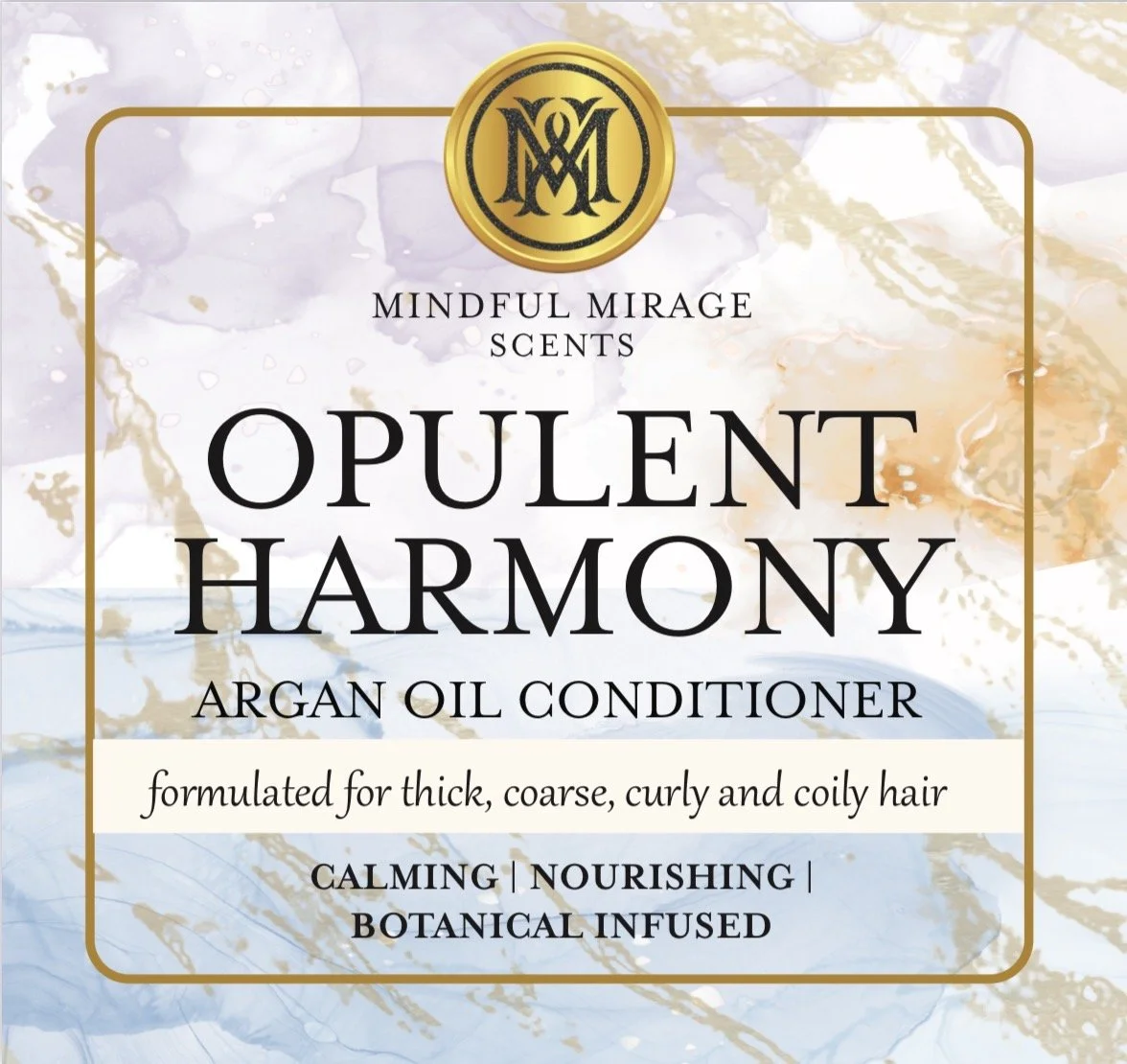 Opulent Harmony- Conditioner (Formulated for thick, coarse, curly and coily hair)