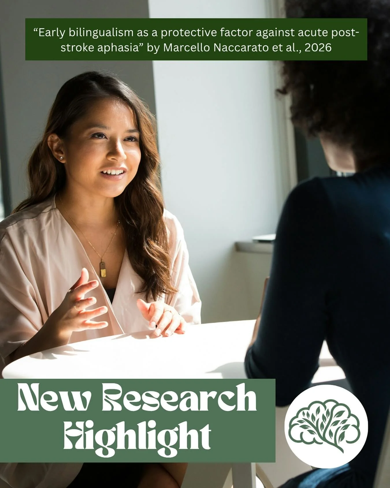 The study, &ldquo;Early bilingualism as a protective factor against acute post-stroke aphasia&rdquo; was recently published in the Journal of Neurology by Naccarato et al. In this article, they explore if early bilingualism - the ability to use more 