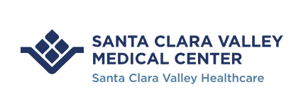 Santa Clara Valley Medical Center logo with text.