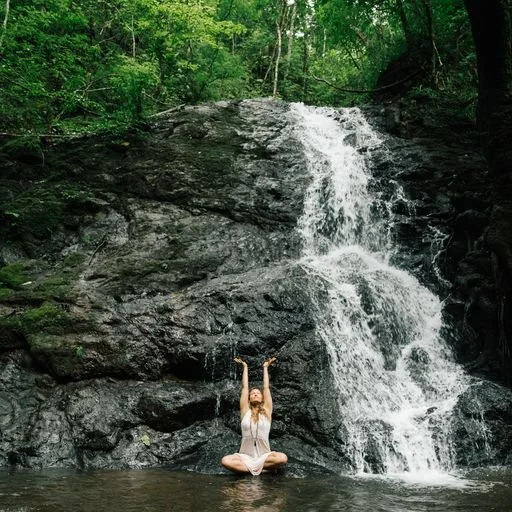 Waterfall adventures near Nosara, Costa Rica