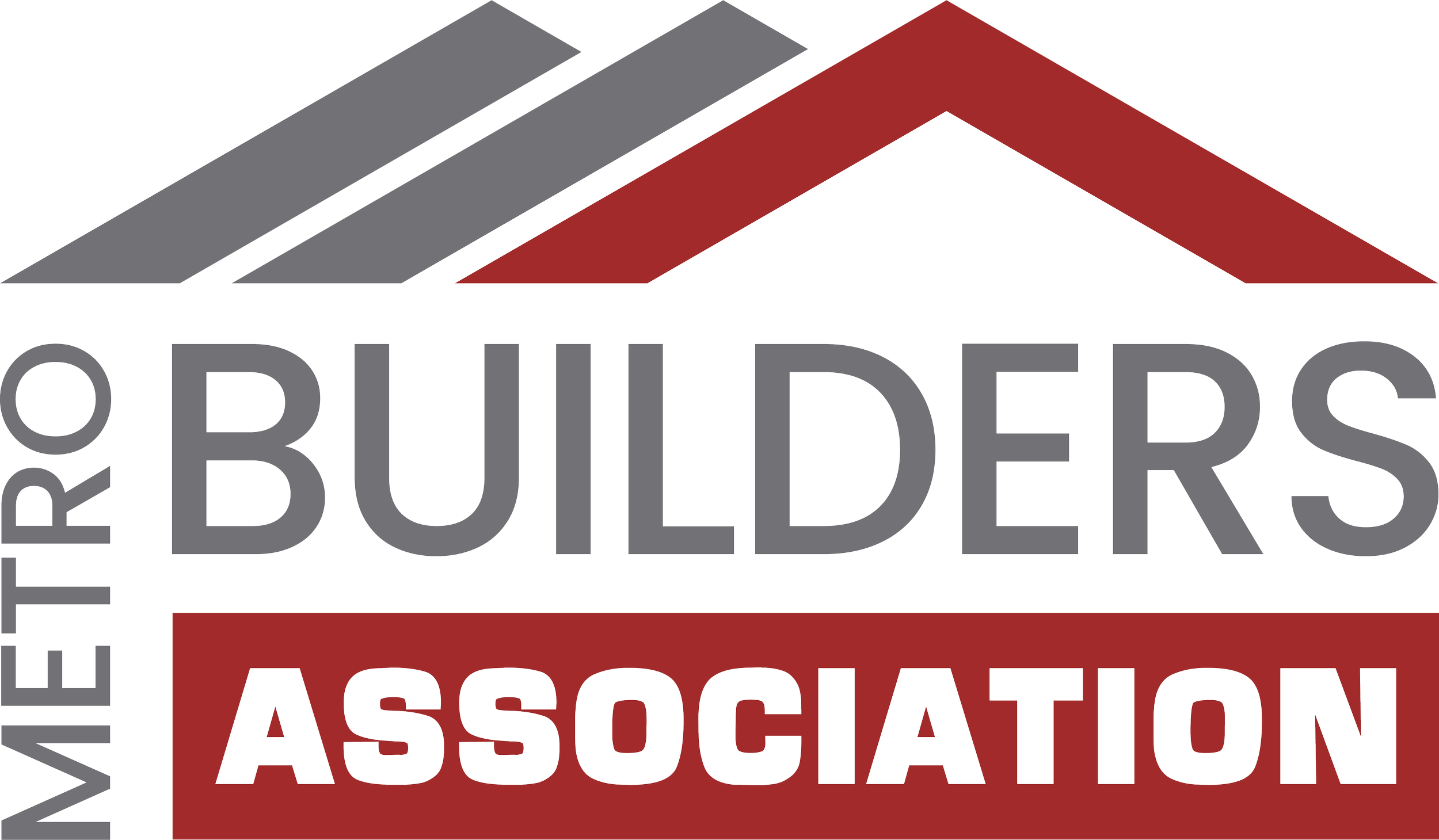 The Metro Detroit Builders Association logo with stylized rooftops above the organization's name.