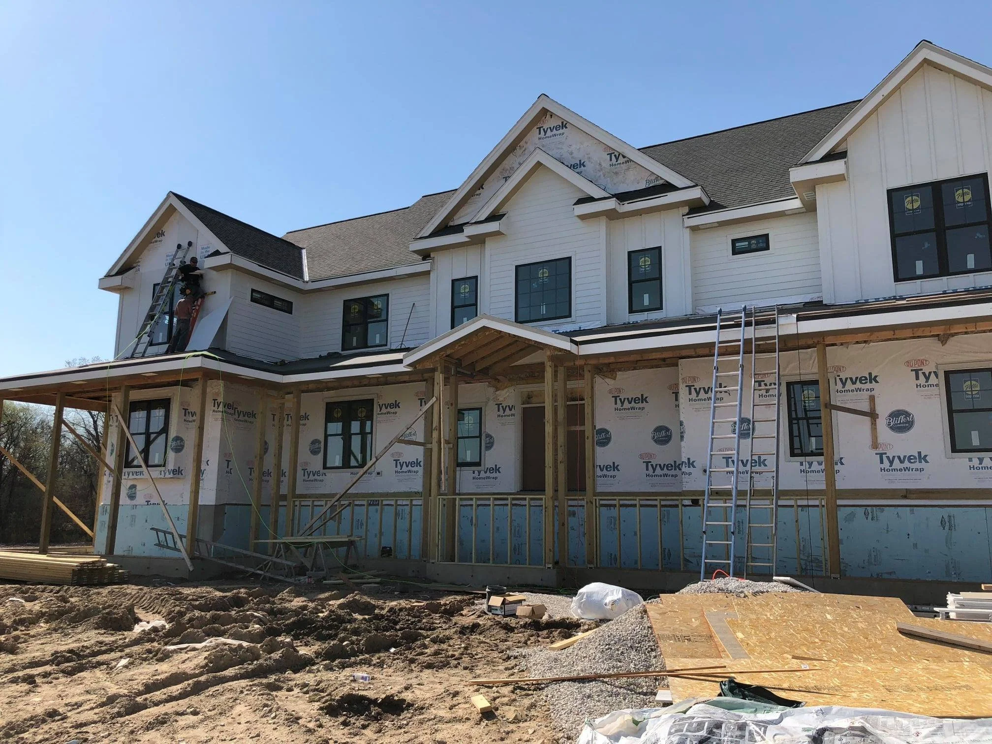 After; siding project/service in Wisconsin.