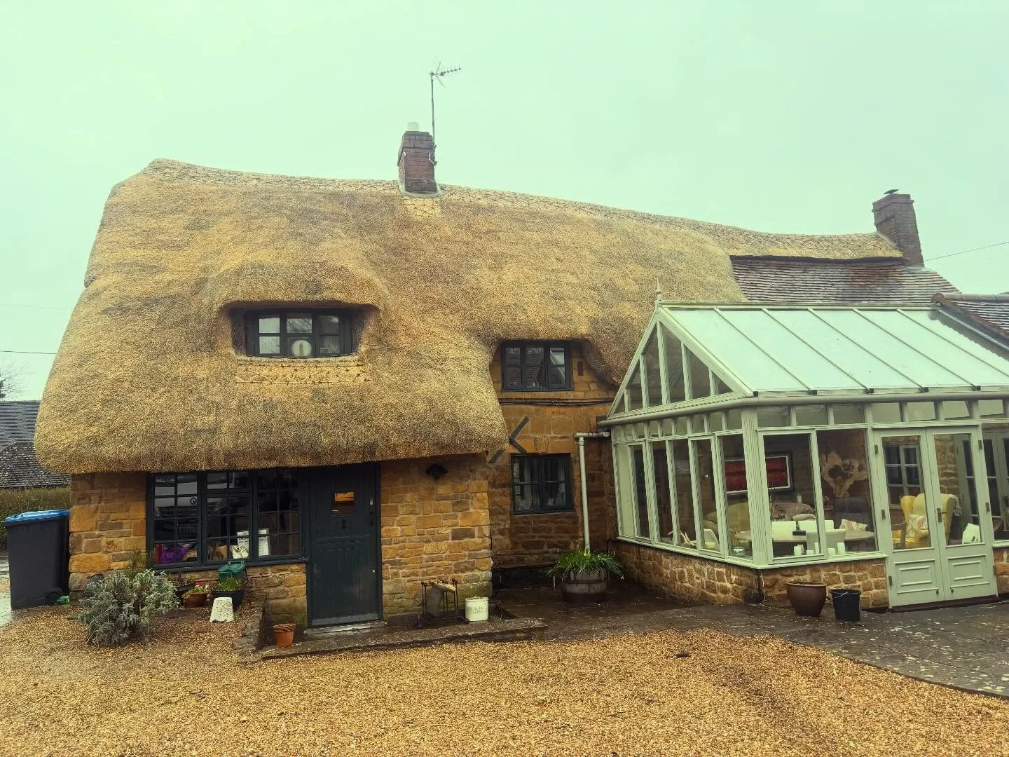 Another happy customer!
I am delighted to provide this reference for Master Thatchers Michael Stanley and Miles Colgreave. They delivered as promised, on time and to budget, despite challenging weather conditions. 

From start to finish, the workmans
