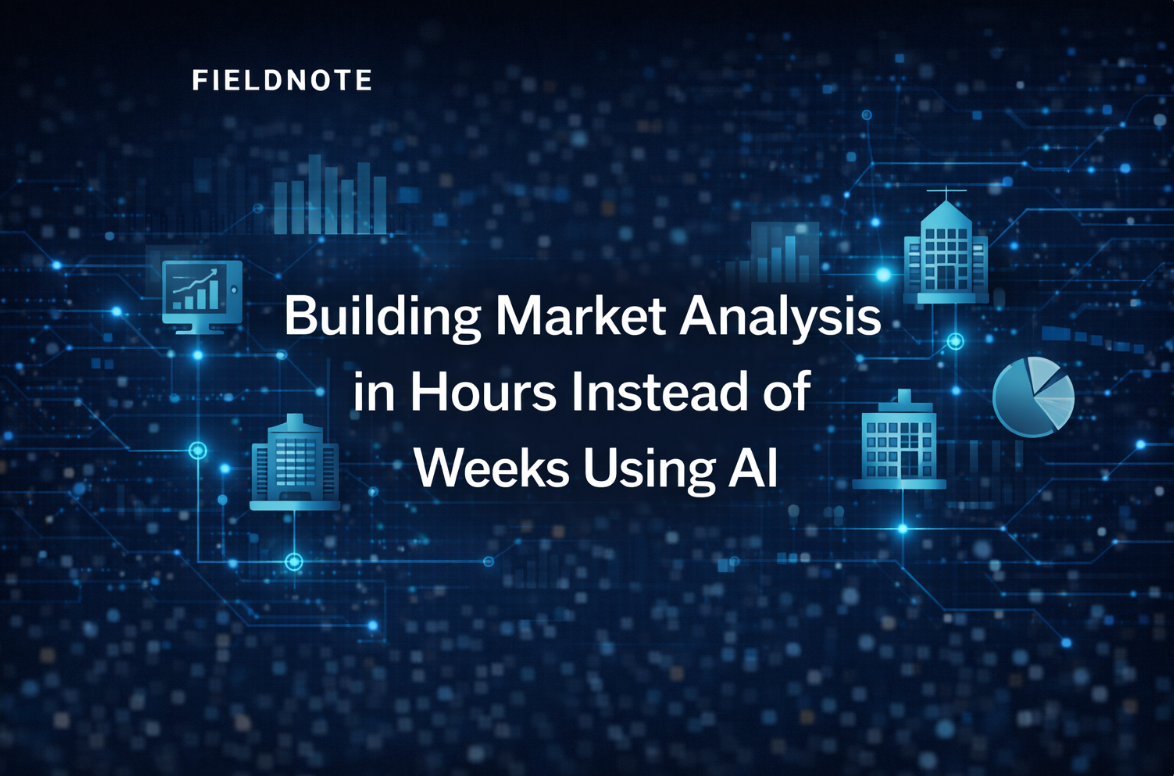 Building Market Analysis in Hours Instead of Weeks Using AI