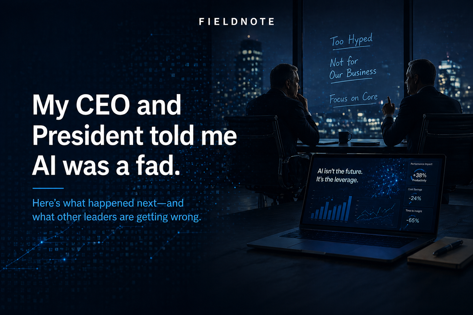 My CEO and President told me AI was a fad and a waste of company time in 2025. Gallop just proved we were both right. 