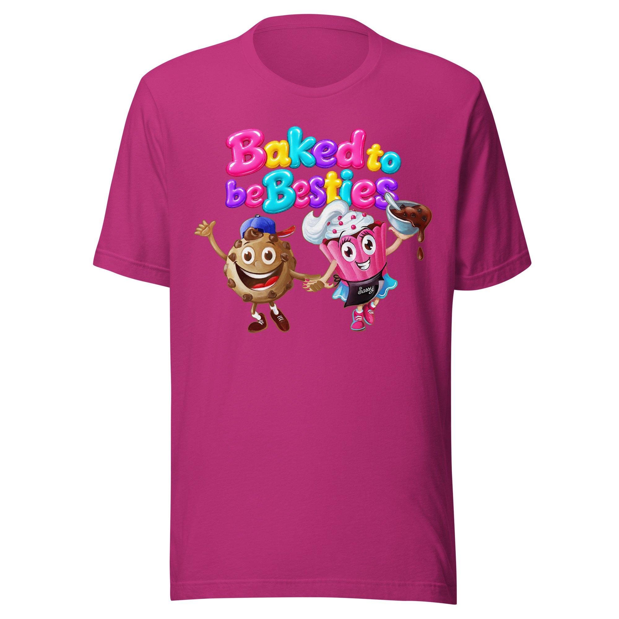 Baked to Be Besties T-Shirt | Sassy & Chip Classic Edition