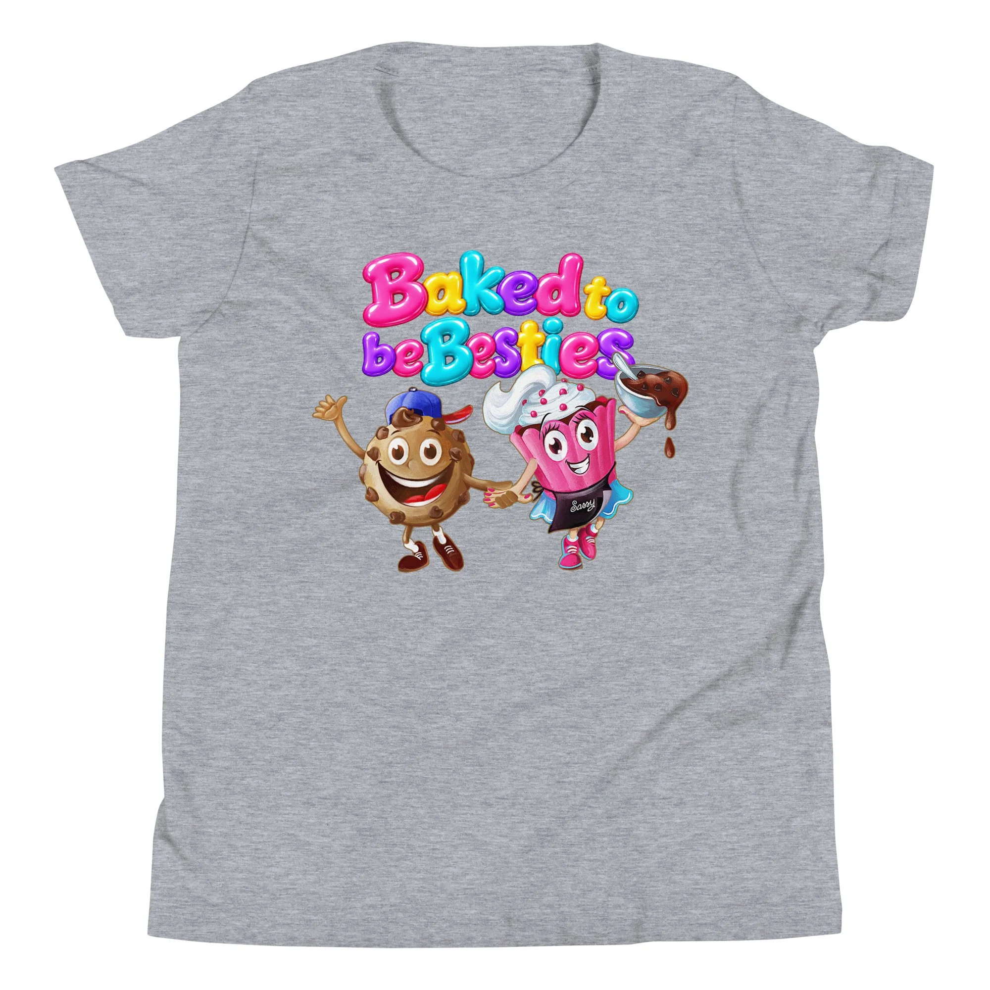 Chip & Sassy “Baked to Be Besties” Youth T-Shirt