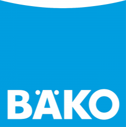 BÄKO Logo auf blauem Hintergrund
