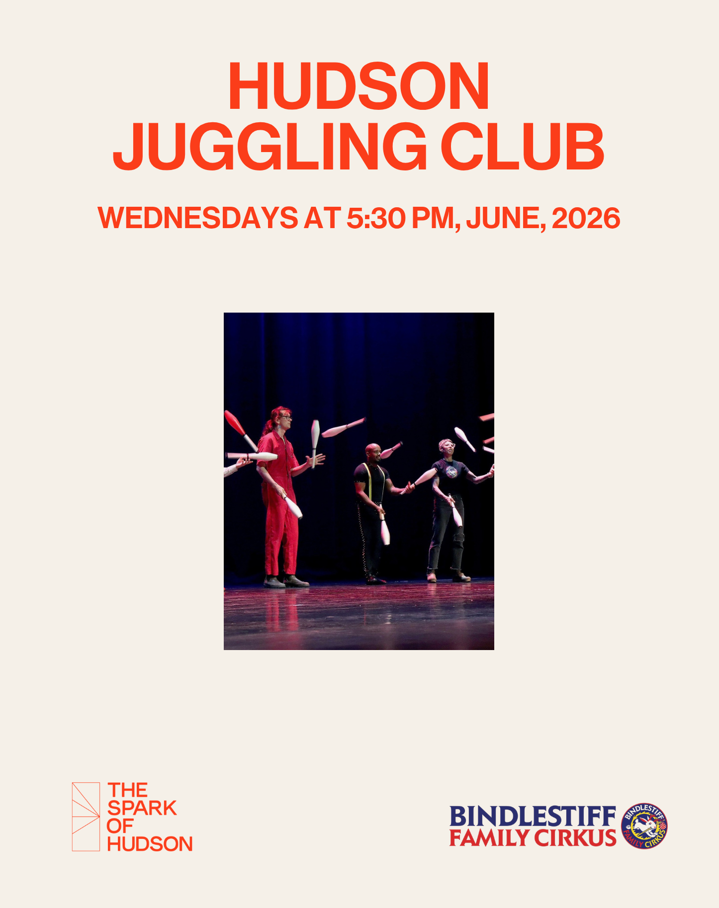 Hudson Juggling Club with Bindlestiff Family Cirkus